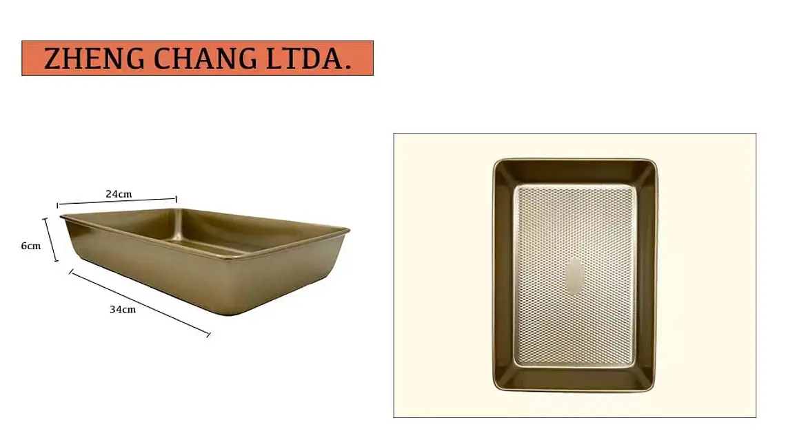 Molde rectangular para torta, 34 × 24 cm (x6) 1