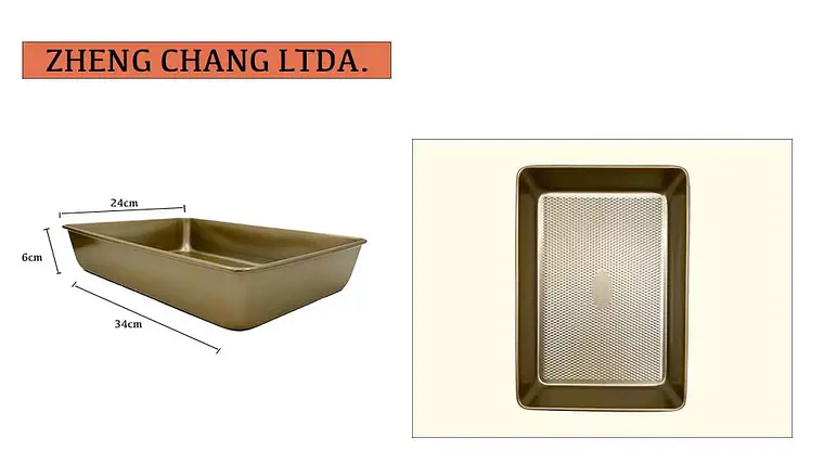 Molde rectangular para torta, 34 × 24 cm (x6) 1