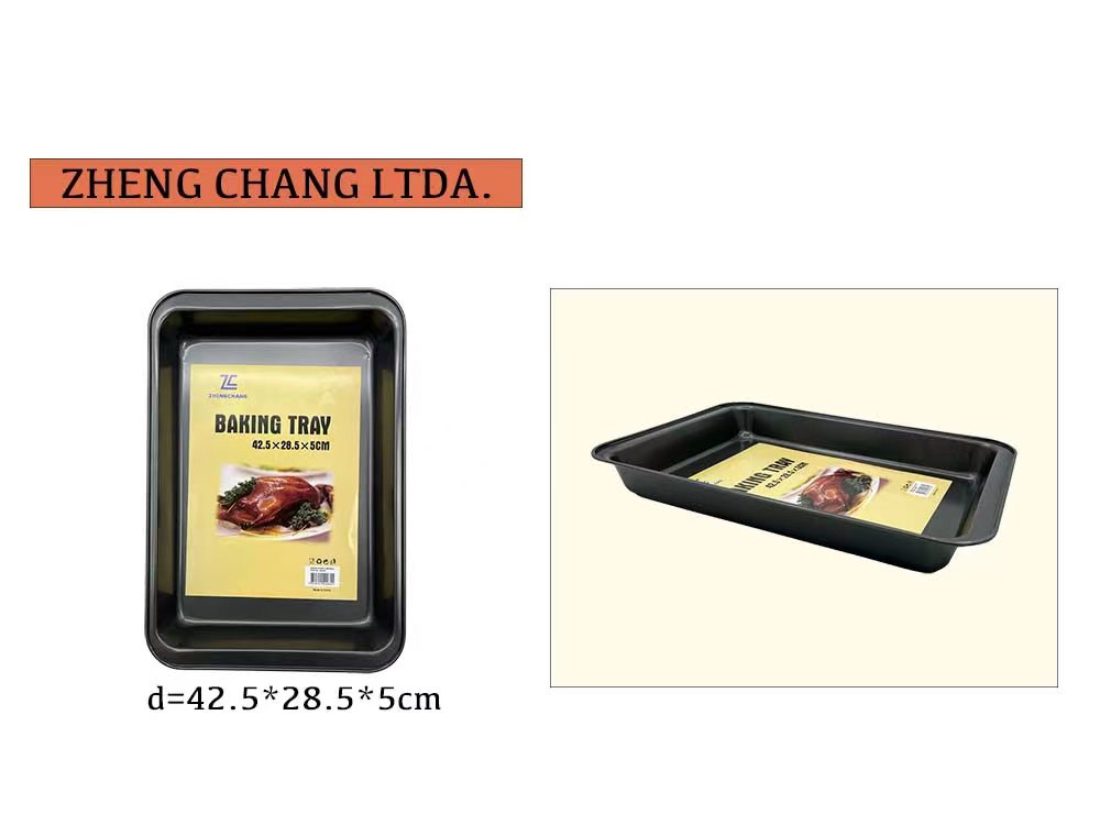 Bandeja rectangular para horno, 42,5 × 28,5 × 5 cm (x10)