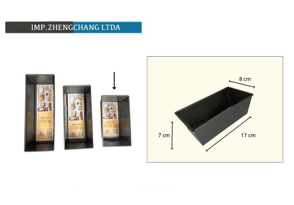 Molde trapezoidal para pan, base de 17 cm (x10)