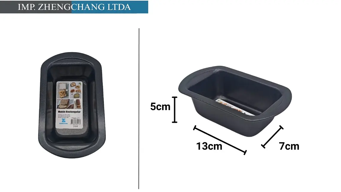Minimolde para pan, 13 × 7 × 5 cm (x12) 1