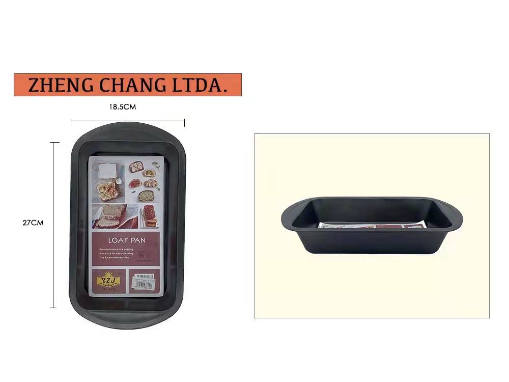 Molde rectangular para pan con borde ancho, 27 cm (x10)
