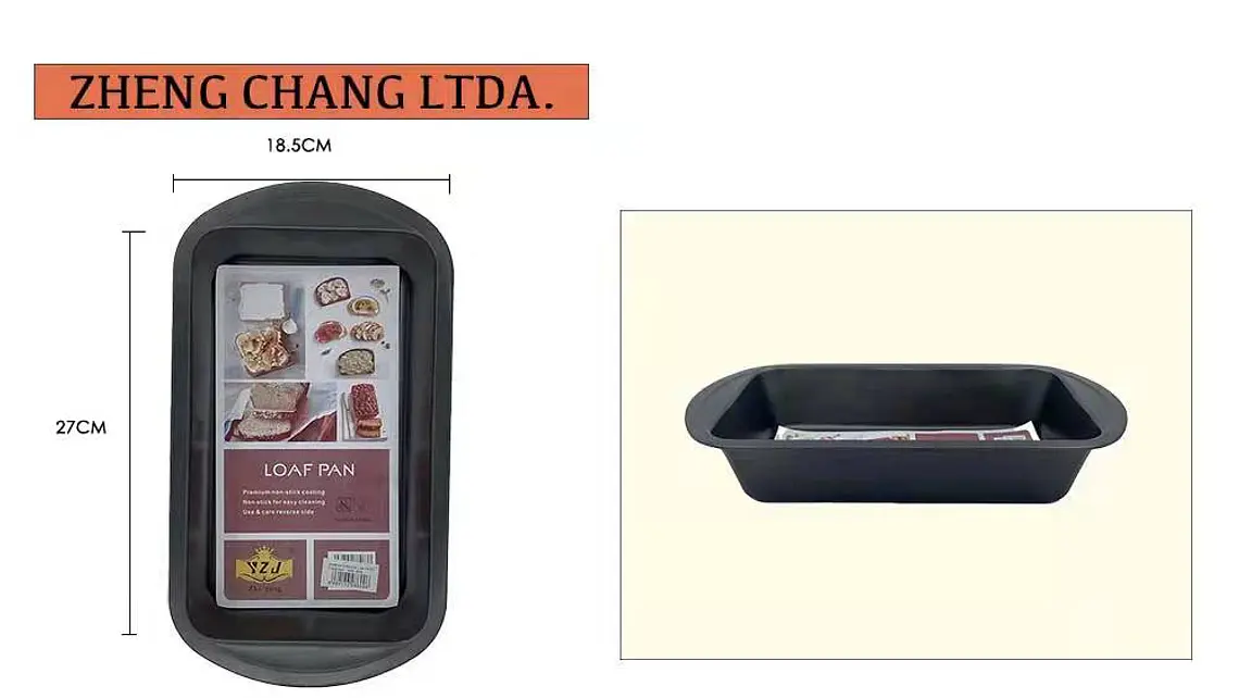 Molde rectangular para pan con borde ancho, 27 cm (x10) 1