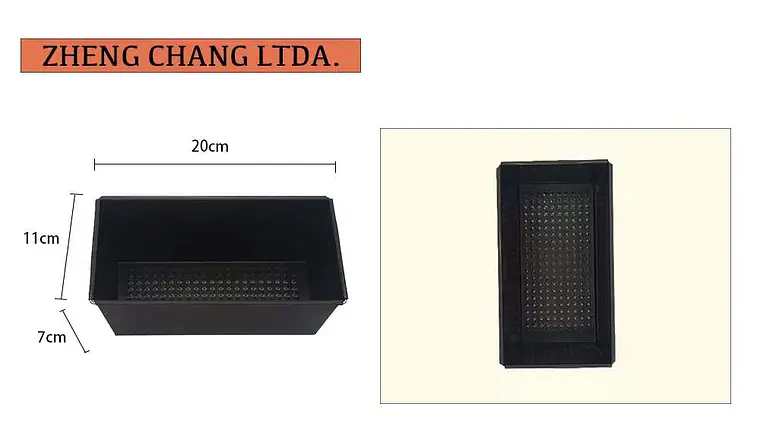Molde para pan con fondo texturizado, 20 cm (x12) 1