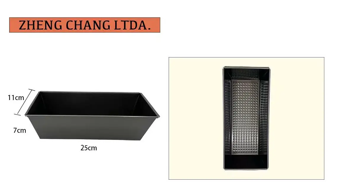 Molde para pan con fondo texturizado, 25 cm (x12) 1