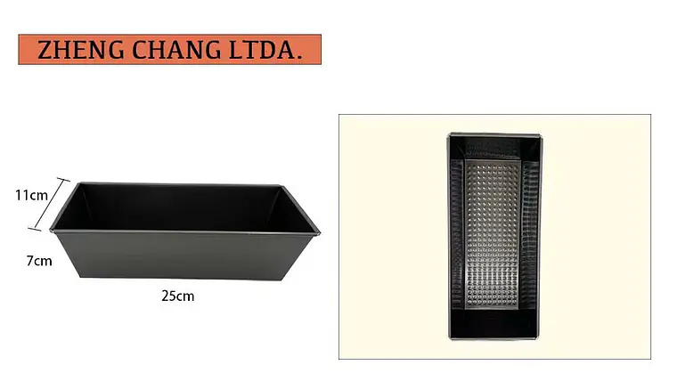 Molde para pan con fondo texturizado, 25 cm (x12) 1