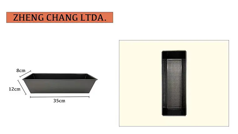 Molde para pan con fondo texturizado, 35 cm (x12) 1