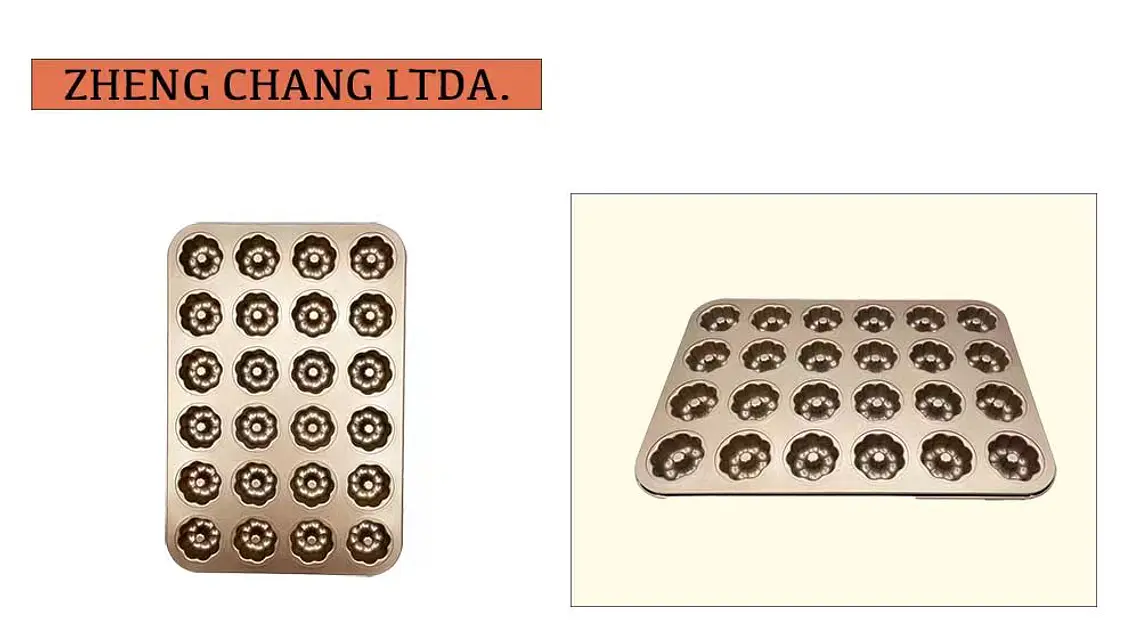 Molde para 24 minitortas con forma de flor (x12) 1