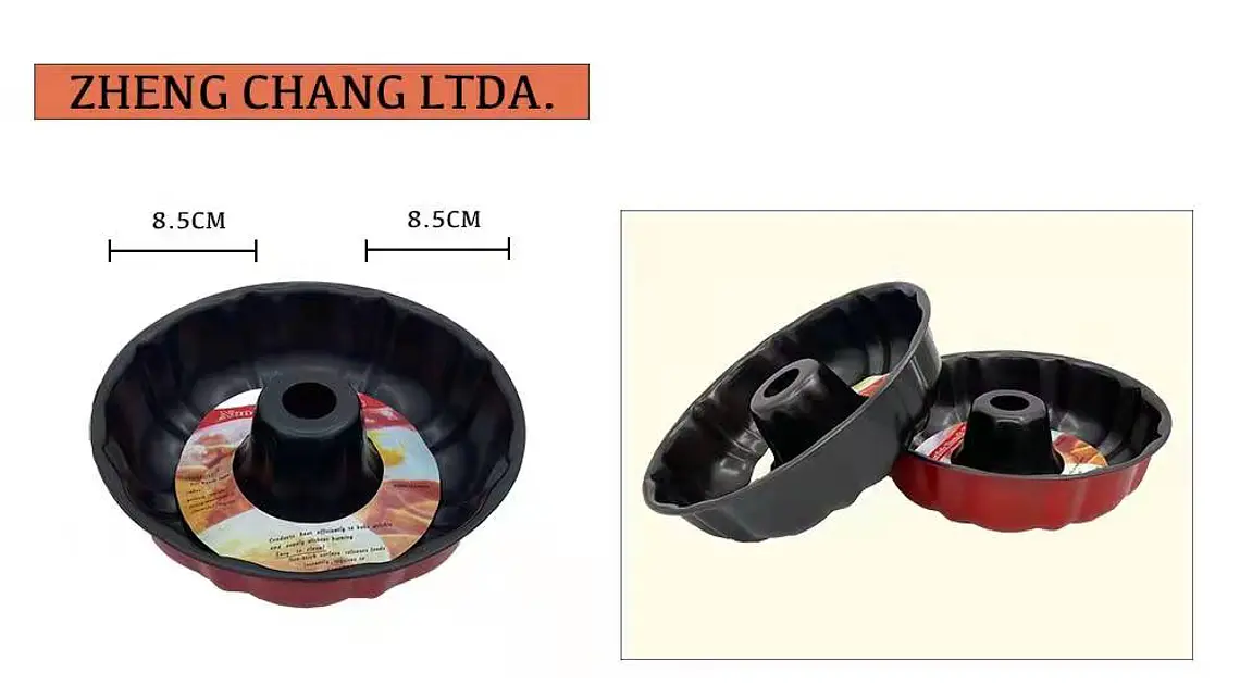 Molde acanalado para torta con tubo central, 24 cm (x10) 1