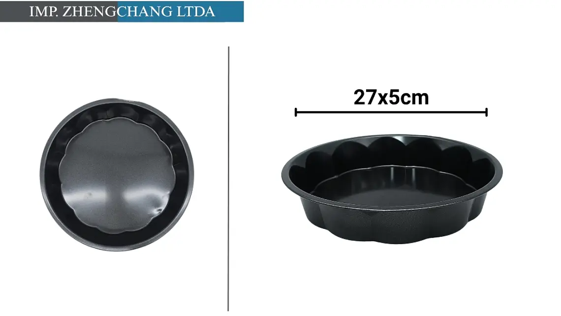 Molde para torta con borde de flor, 27 cm (x10) 1