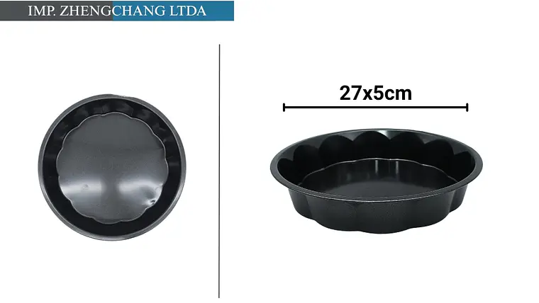 Molde para torta con borde de flor, 27 cm (x10) 1