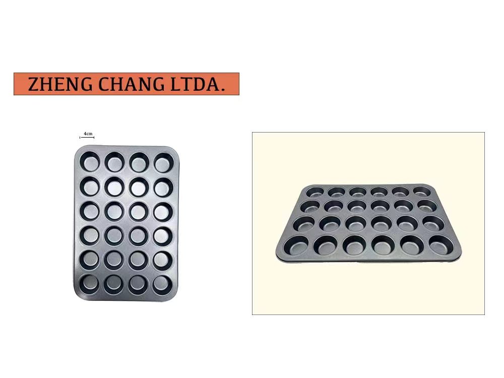 Molde para 24 miniflanes y cupcakes (x10)
