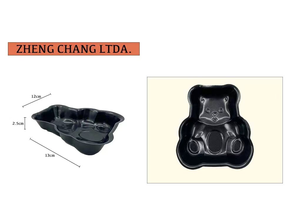 Minimolde para torta con figura de oso panda (x12)