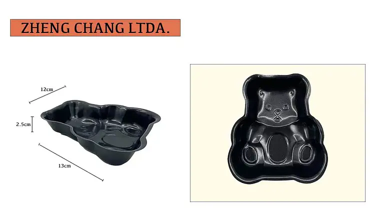 Minimolde para torta con figura de oso panda (x12) 1