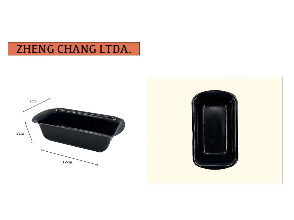 Minimolde rectangular para ponqué, 12 × 7 × 3 cm (x10)