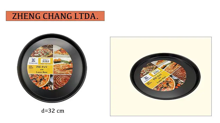 Bandeja redonda para pizza, 32 cm (x10) 1