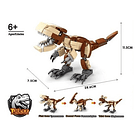 Bloques Tipo Lego Trex 3 En 1 Dinosaurio World 341 Piezas 1