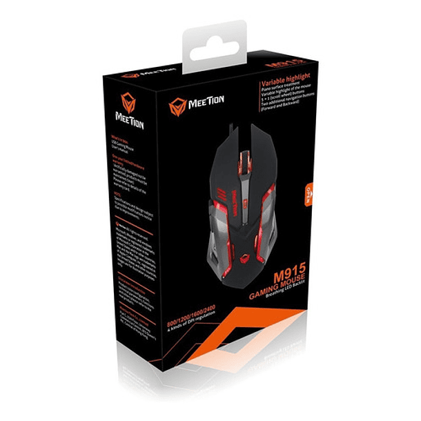 Mouse Gamer Meetion M915 2