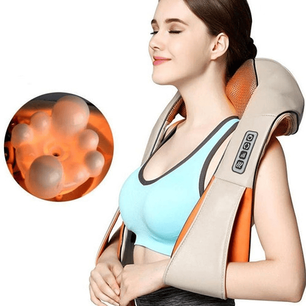 Masajeador Eléctrico Cervical Para Cuello Hombros Espalda 1