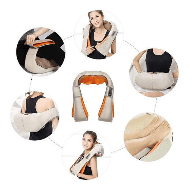 Masajeador Eléctrico Cervical Para Cuello Hombros Espalda 3