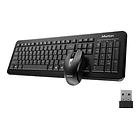 Kit Wireless Teclado + Mouse Oficina C4120 Meetion 1