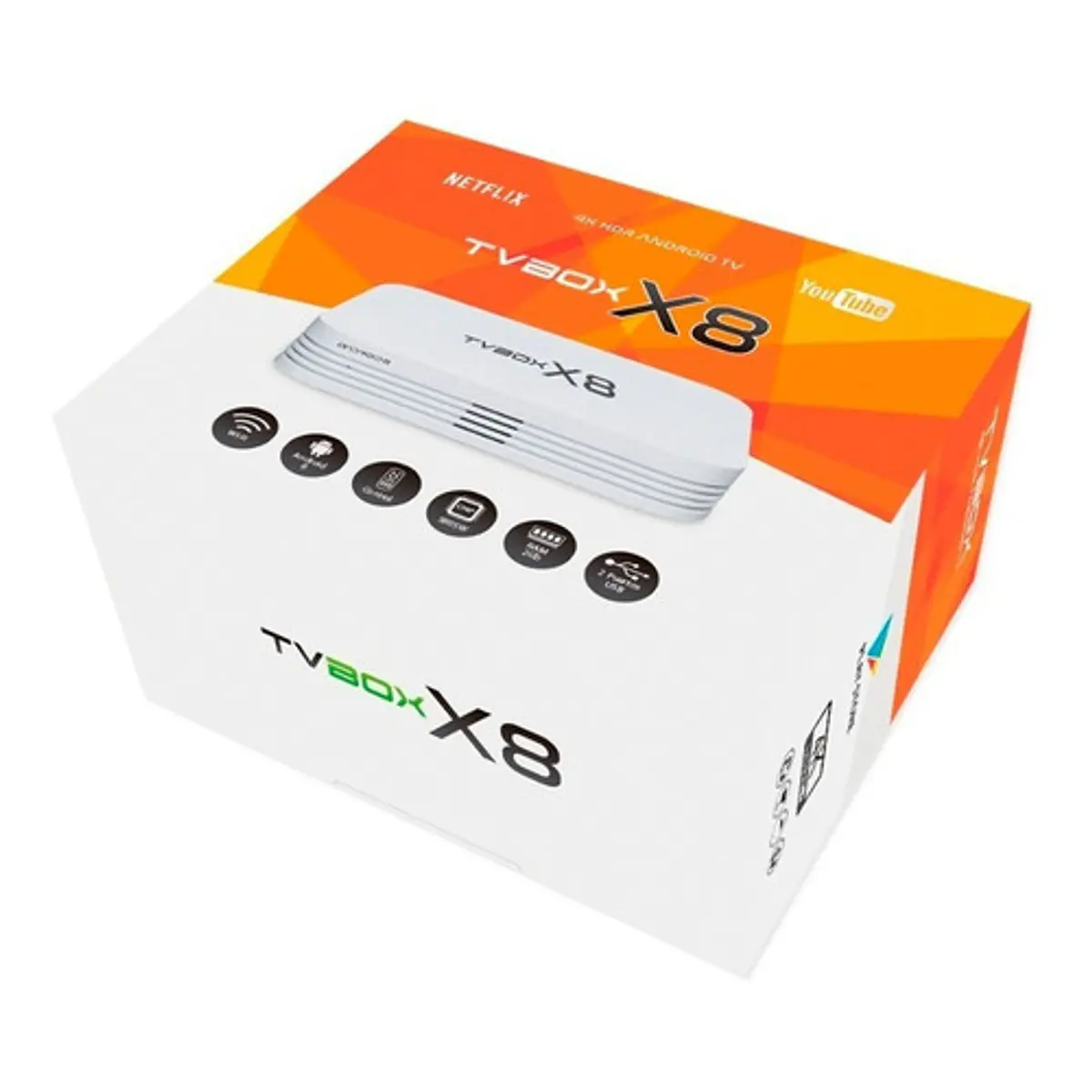 Tv Box X8 2gb 16gb Android 8.0 4k | Zialspa