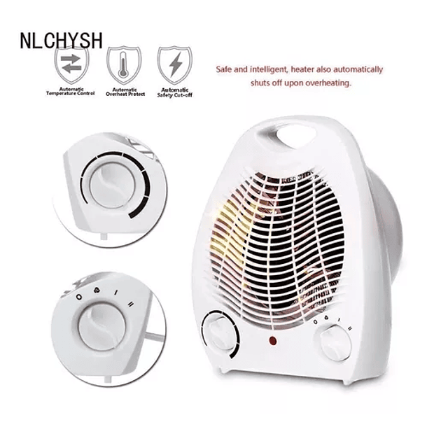 Calefactor Ventilador Eléctrico Portatil 2000w 3