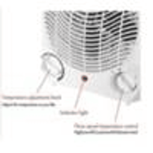 Calefactor Ventilador Eléctrico Portatil 2000w 5