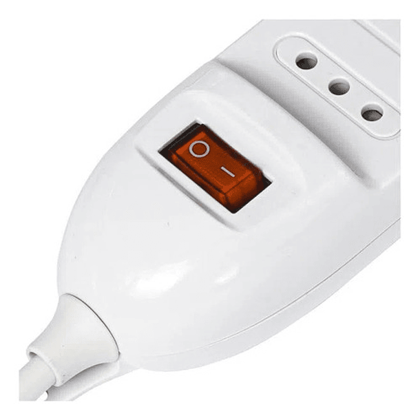 Alargador Zapatilla 3 Metros 6 Posiciones Certificado 2300w 4