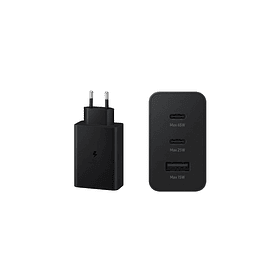 ADAPTADOR PARA SAMSUNG 65W PD 3PUERTOS USB C X2 / USB A CARGA RAPIDA