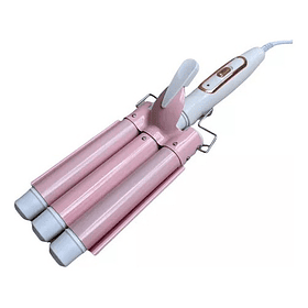 Rizador Ondulador Rulos Plancha Triple Ceramica Profesional