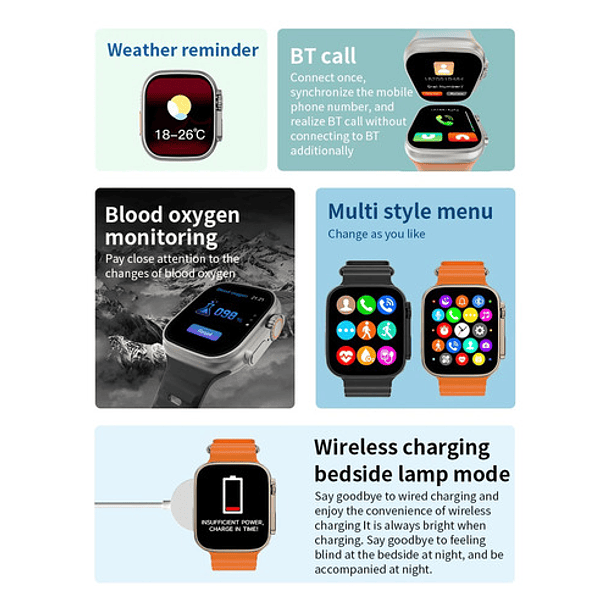 Smartwatch S8 Ultra Max Nfc De 49 Mm Super 2.08 Ios Android 7