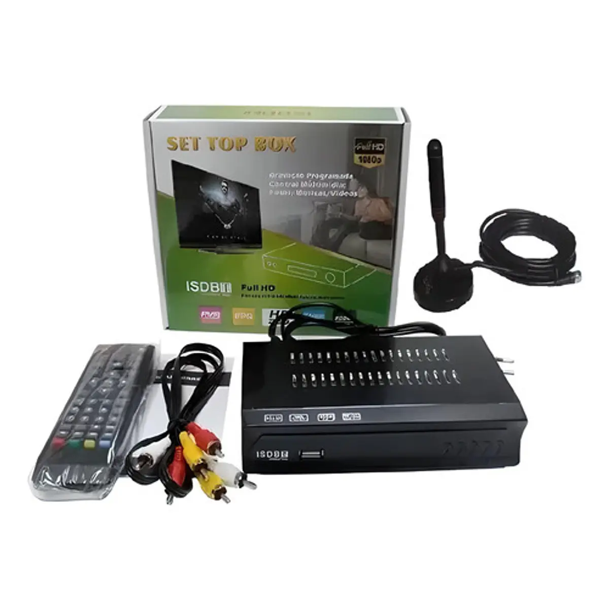 Sintonizador De Tv Digital Hd Isdb-t Con Antena | Zialspa