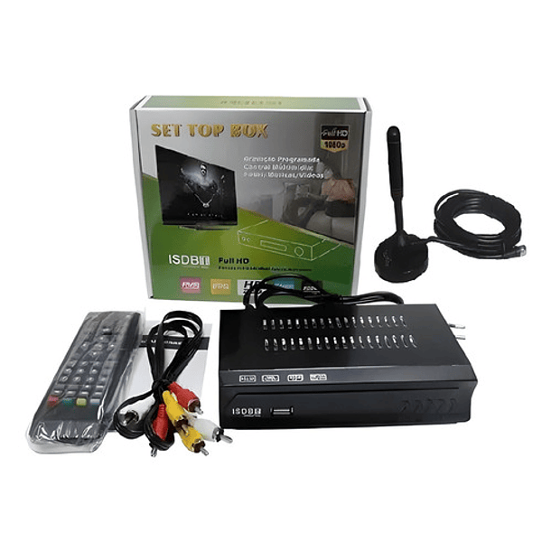 Sintonizador De Tv Digital Hd Isdb-t Con Antena 1