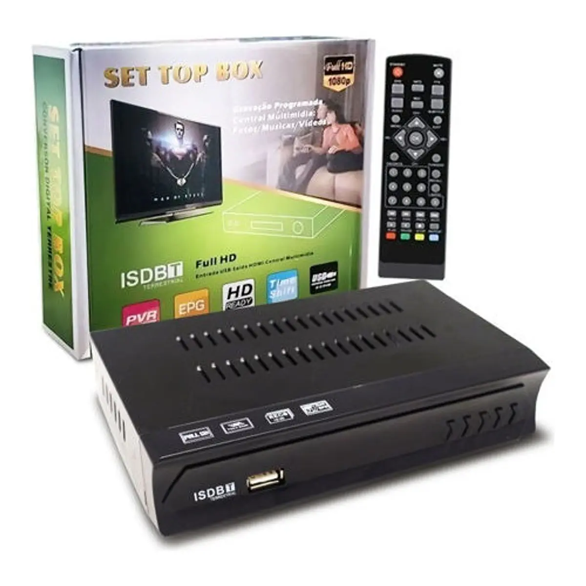 Sintonizador De Tv Digital Hd Isdb-t Con Antena | Zialspa