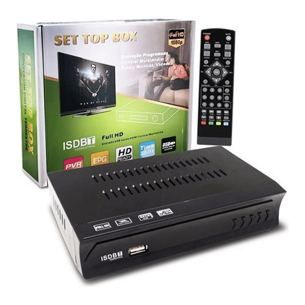 Sintonizador De Tv Digital Hd Isdb-t Con Antena 2