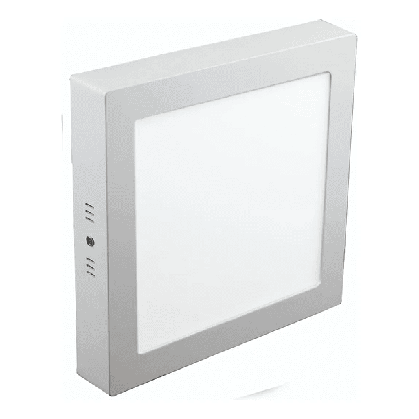 Panel Led Cuadrado Sobrepuesto Frio/cálido 18w Megabright 1