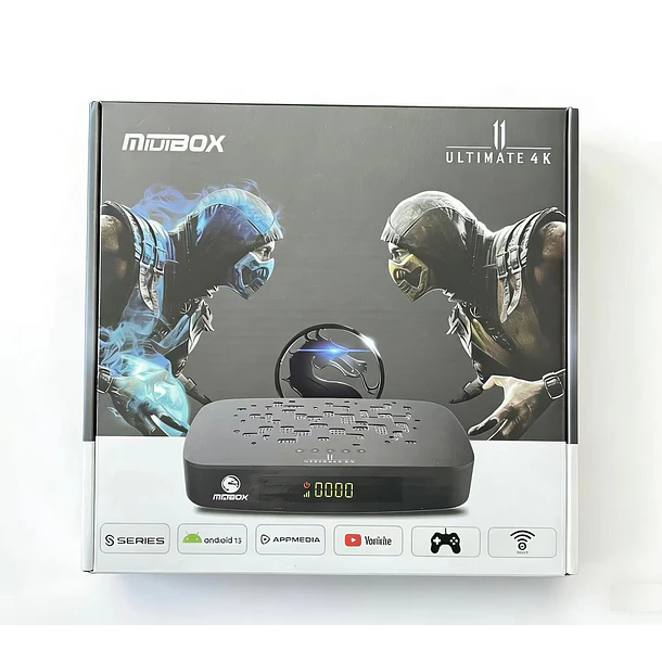 Receptor Satelital Miuibox Ultimate 4K  *incluye 1 año de IPTV* 1