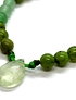 Pulsera Frecuencia Verde - Jade, Prehnita, Aventurina, Peridoto