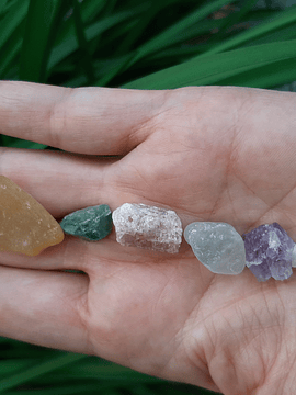 Cristales Chakras en bruto 