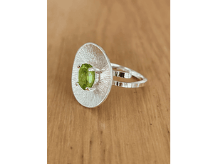 Anillo Peridoto plata 925