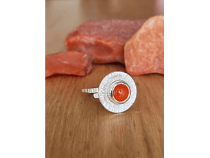 Anillo Cornalina Plata 925