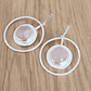 Aretes Cuarzo Rosa Plata925 - thumbnail 1