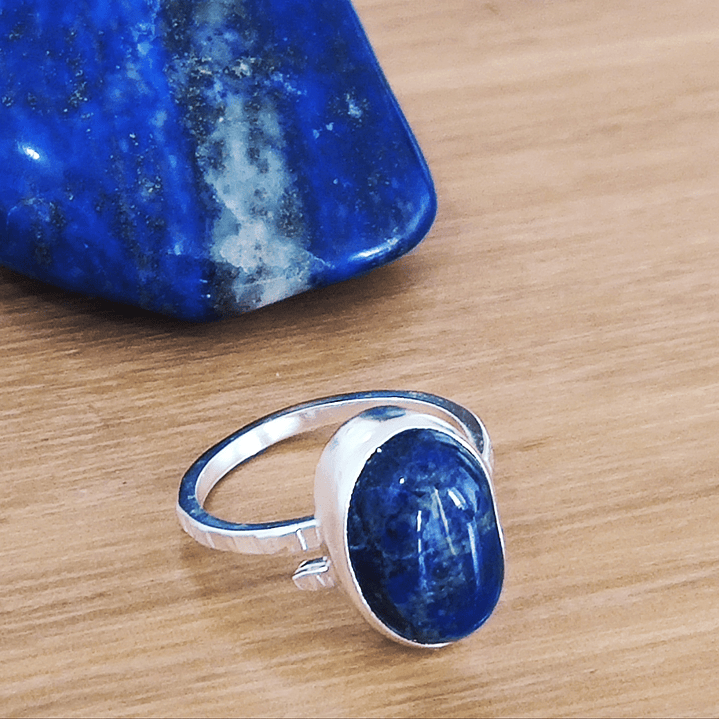 Anillo Lapislázuli plata 925- ovalado 1