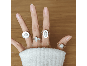 Anillo Piedra Luna Arcoíris Plata925- redondo2