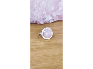 Anillo Cuarzo Rosa Plata925