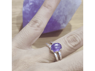 Anillo Amatista plata 925