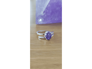Anillo Amatista plata 925-