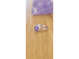 Anillo Amatista plata 925