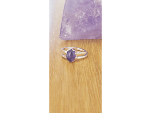 Anillo Amatista plata 925-